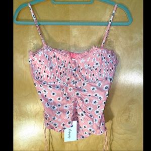 Cutest Pink Floral Top NWT!